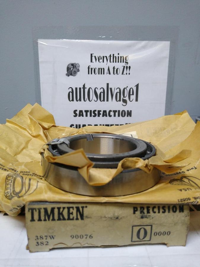 Timken,387W-382,Tapered Roller Bearing Assembly NOS