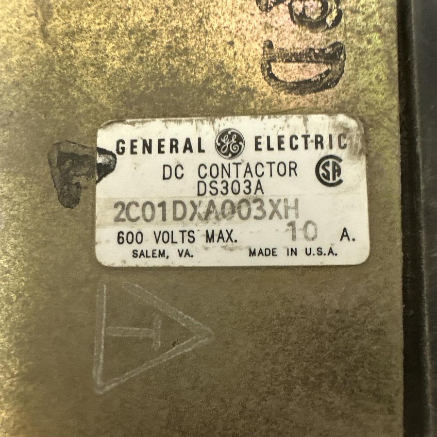 Used GE,DS303A,2C01DXA003XH DC Contactor 600v