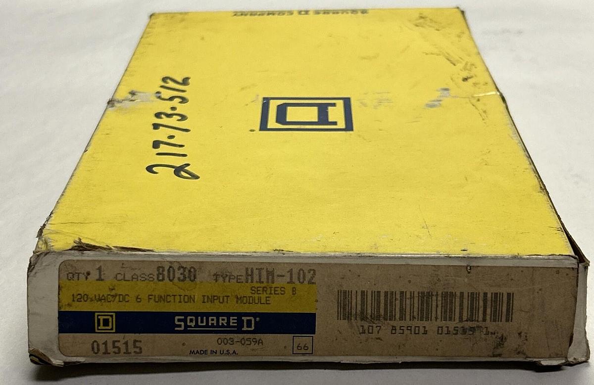 Used SQUARE D,8030-HIM-102,INPUT MODULE NEW