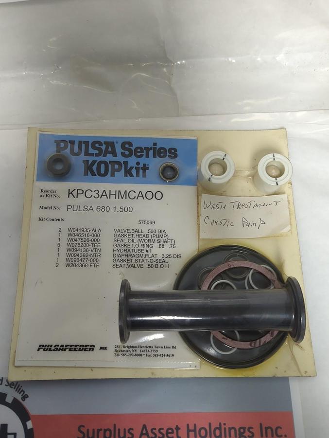 PULSAFEEDER,PULSA 680 1.500,PULSA SERIES KOPkit REPAIR KIT NOS