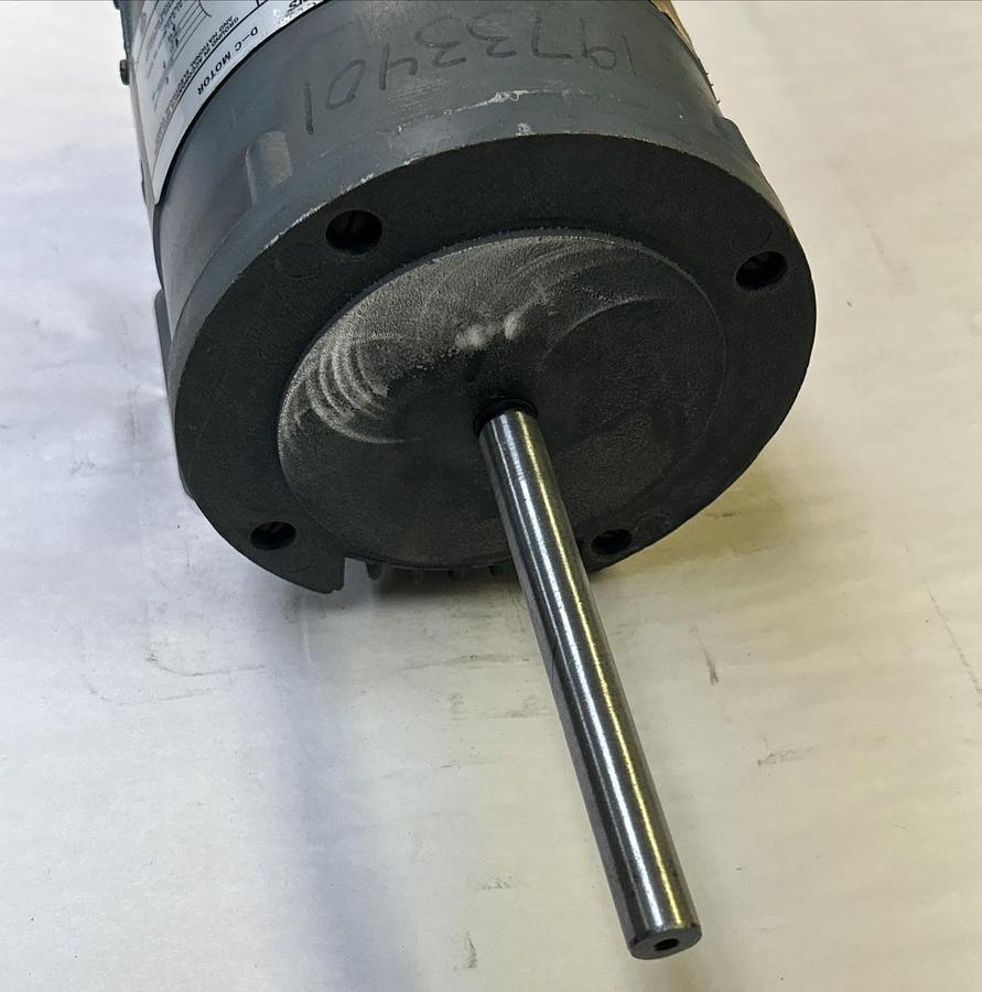 Used GENERAL ELECTRIC,5BCC56BD256,DC MOTOR 1/4HP 1725RPM 250V 56 FRAME