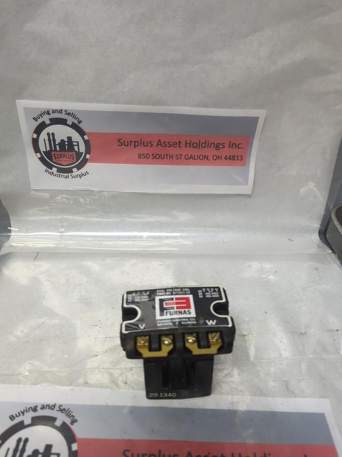 Used FURNAS,D71221-32,DUAL VOLTAGE COIL PRE-OWNED