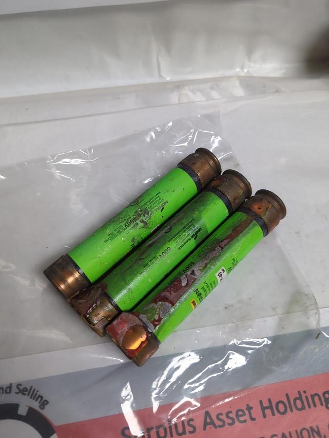 Used COOPER BUSSMANN,FRSR40,FUSETRON 40 AMP FUSE LOT OF 3 PRE-OWNED