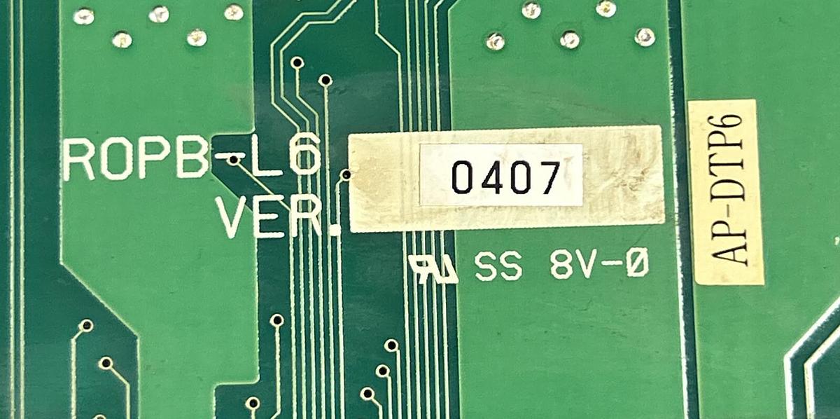 Used MAZAK,ROPB-L6,RELAY CONTROL BOARD