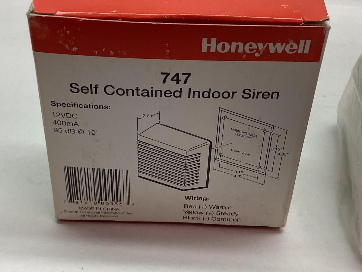 Honeywell,747,Self-Contained Indoor Siren
