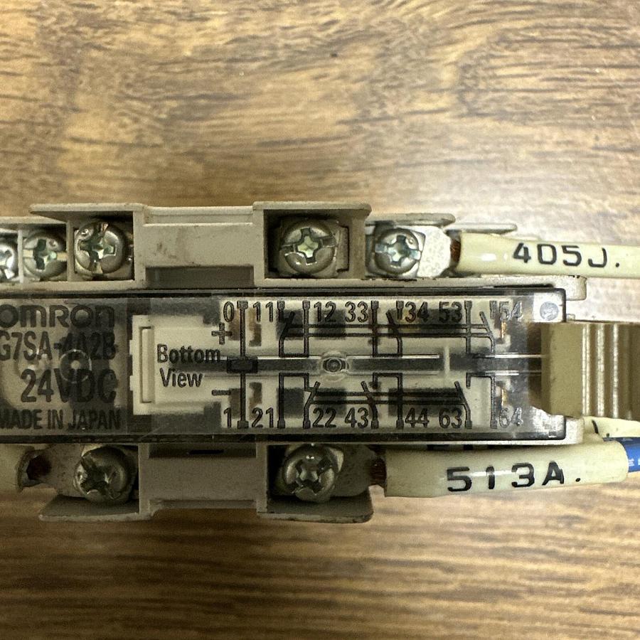 Used Omron,P7SA-14F-ND, Relay Socket G7SA-4A2B 6A 24V Safety Relay