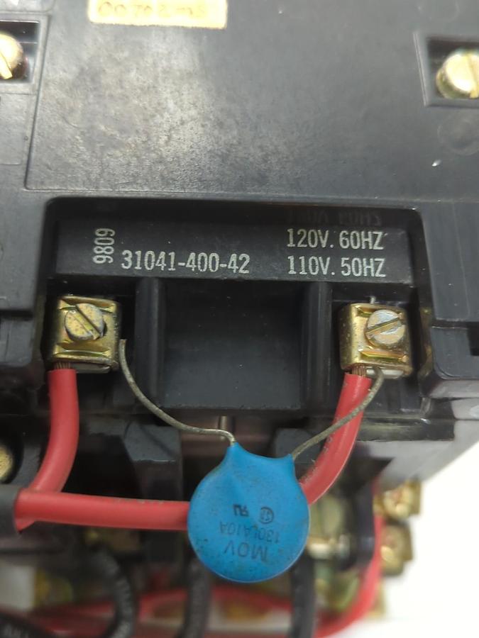 Used SQUARE D,836 SB94,REVERSING STARTER/CONTACTOR 600VAC SIZE 0 PRE-OWNED