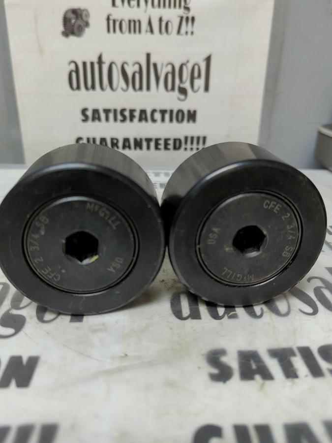 Used MCGILL,CFE 2 3/4 SB,CAM FOLLOWER LOT OF 2 USED