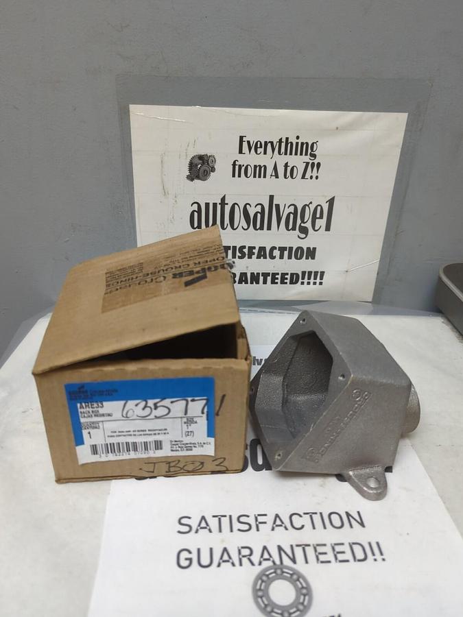COOPER CROUSE-HINDS,ARE33,CONDULET BACK BOX SIZE 1 INCH NOS