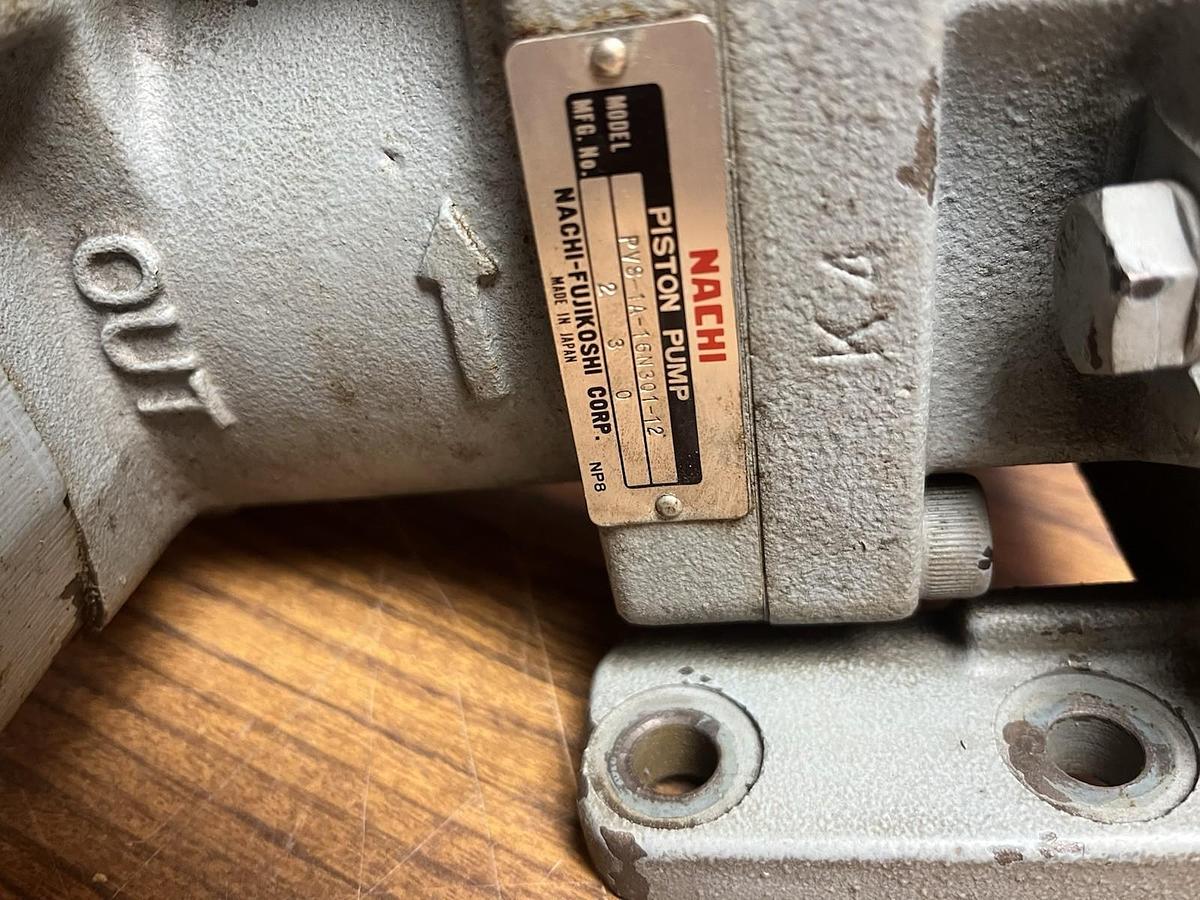 Used NACHI,PVS-1A-16N301-12,HYDRAULIC PISTON PUMP