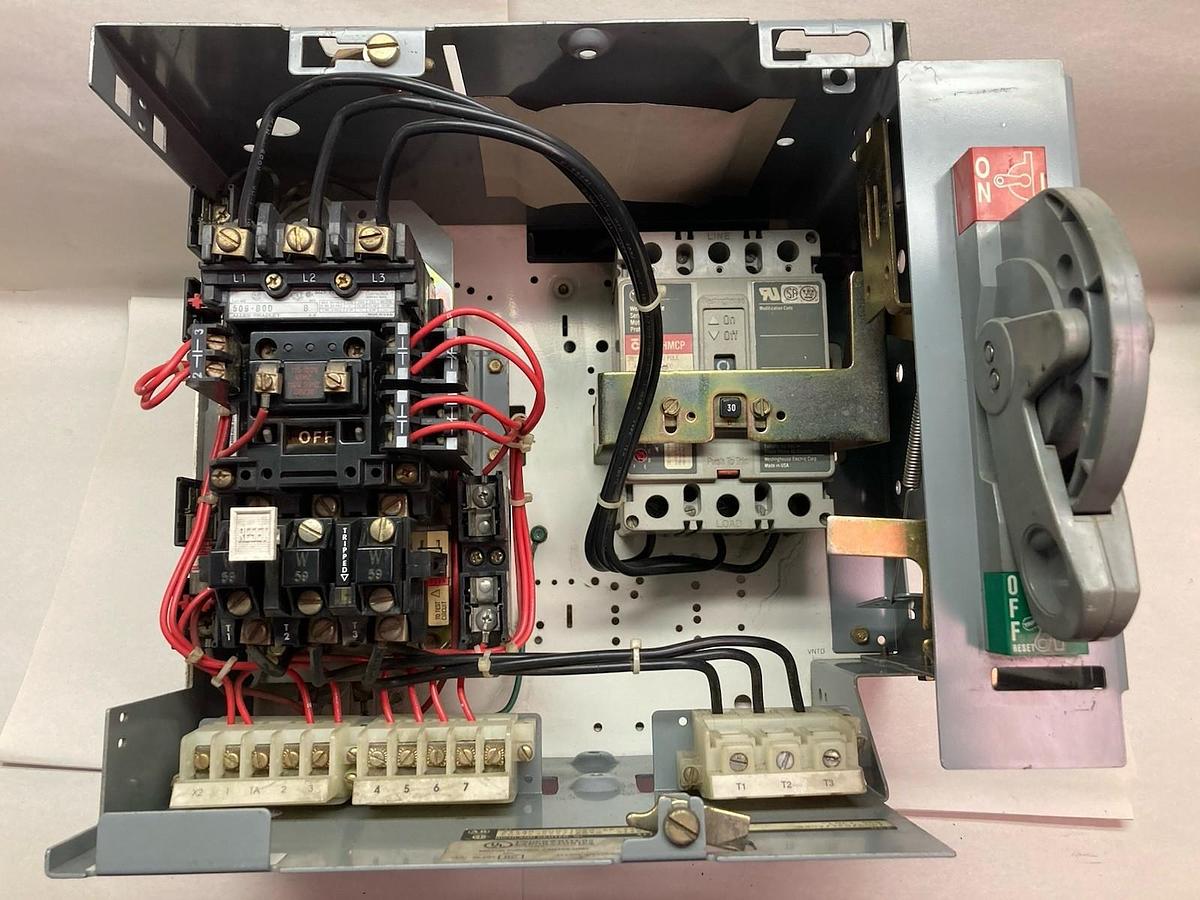 Used Allen-Bradley,2113B,Size 1 Starter MCC Bucket 30A BREAKER