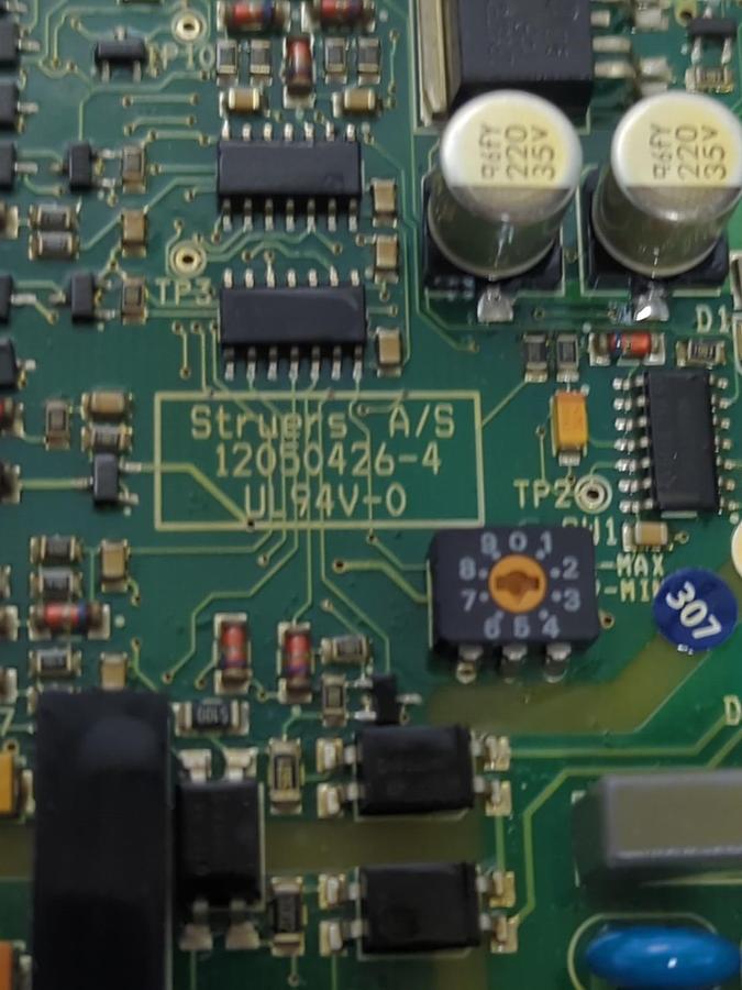 Used STRUERS,UL94V-0,CONTROL BOARD/CIRCUIT BOARD PRE-OWNED