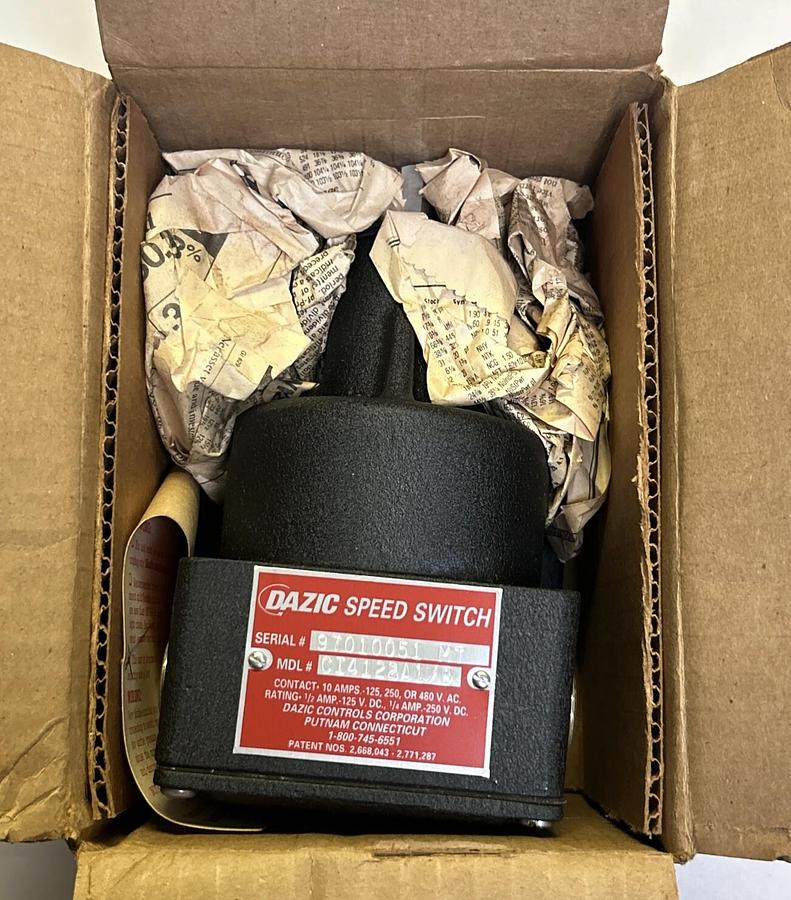CONTROL CONCEPTS DAZIC,CI4122A1/B,SPEED SWITCH NOS