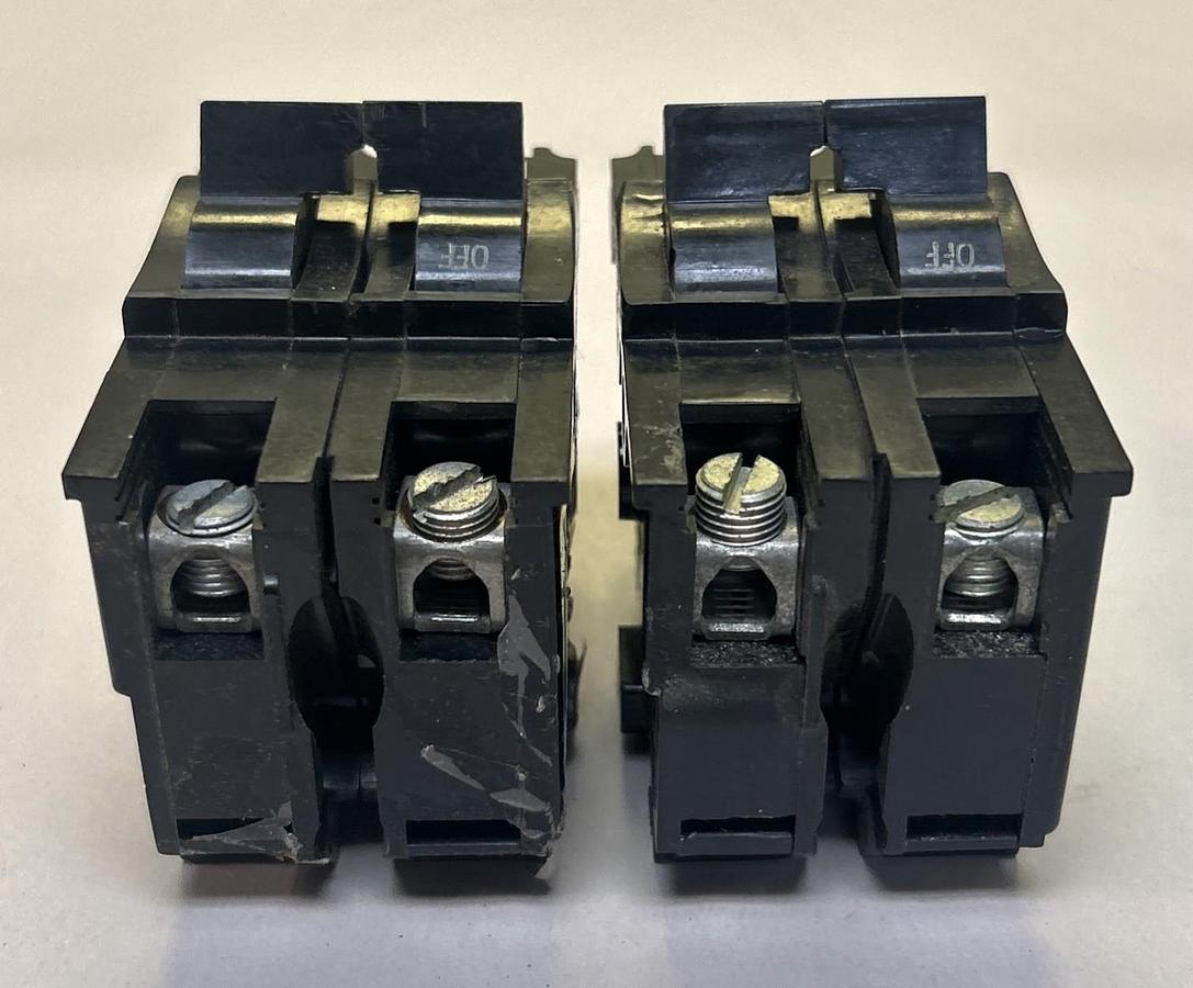 Used FEDERAL PACIFIC,NA260,CIRCUIT BREAKER 60A 120/240V 2P LOT OF 2