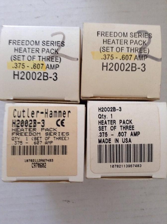 Cutler-Hammer,H2002B-3,Heater pack LOT OF 4