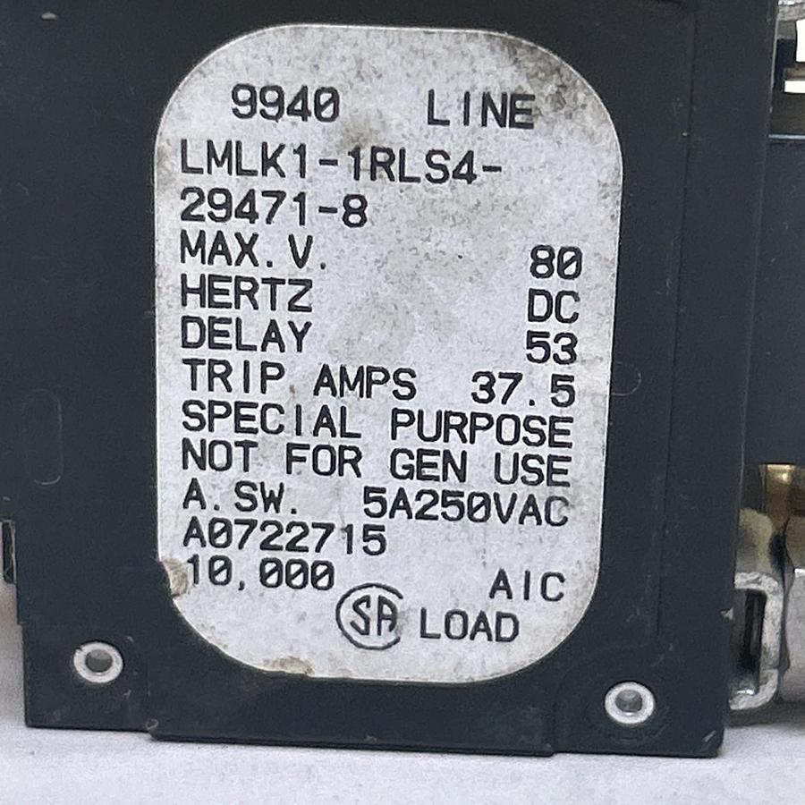 Used AIRPAX,LMLK1-1RLS4-29471-8,CIRCUIT BREAKER 30A LOT OF 4