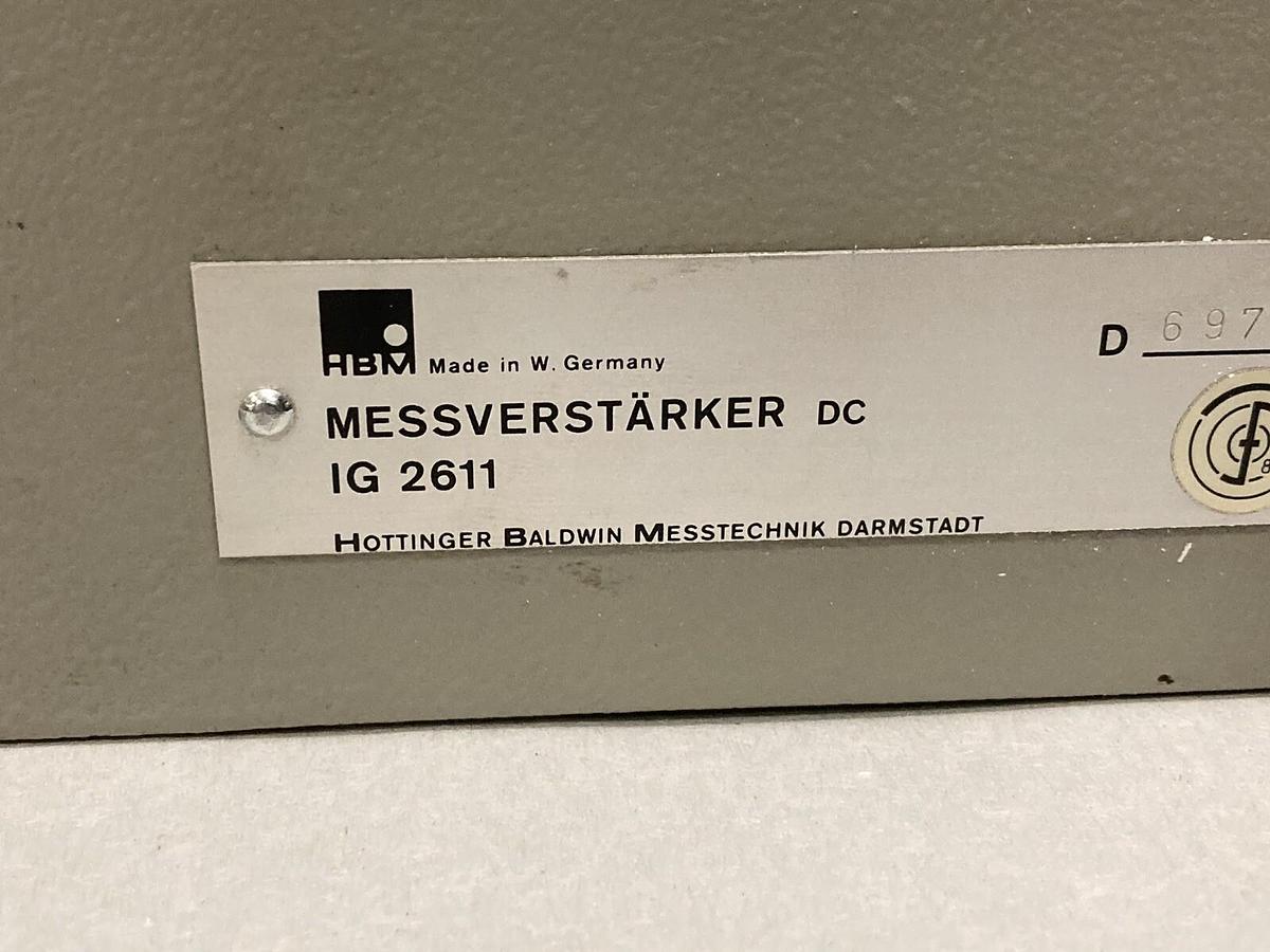 HBM Messverstarker,IG 2611,Controller 220V/50-60HZ