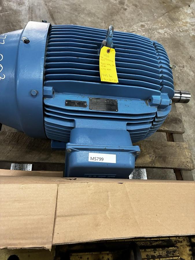 WEG,07518EP3E365T-W21,SEVERE DUTY MOTOR 75HP 1775RPM 364T 365T 3PH