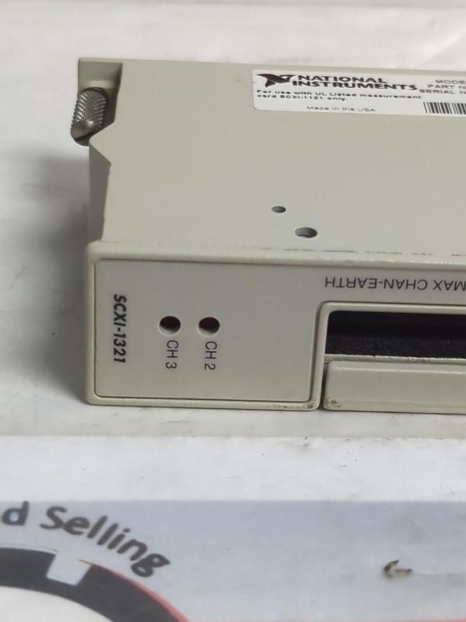 Used NATIONAL INSTRUMENTS,185696A-01,SCXI-1321 REV 5 300V CAN-CHAN 300V CHAN-EARTH