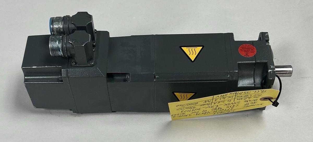 Used SIEMENS,1FT6034-4AK71-3AH0-Z,SERVO MOTOR 6000-9700 RPM