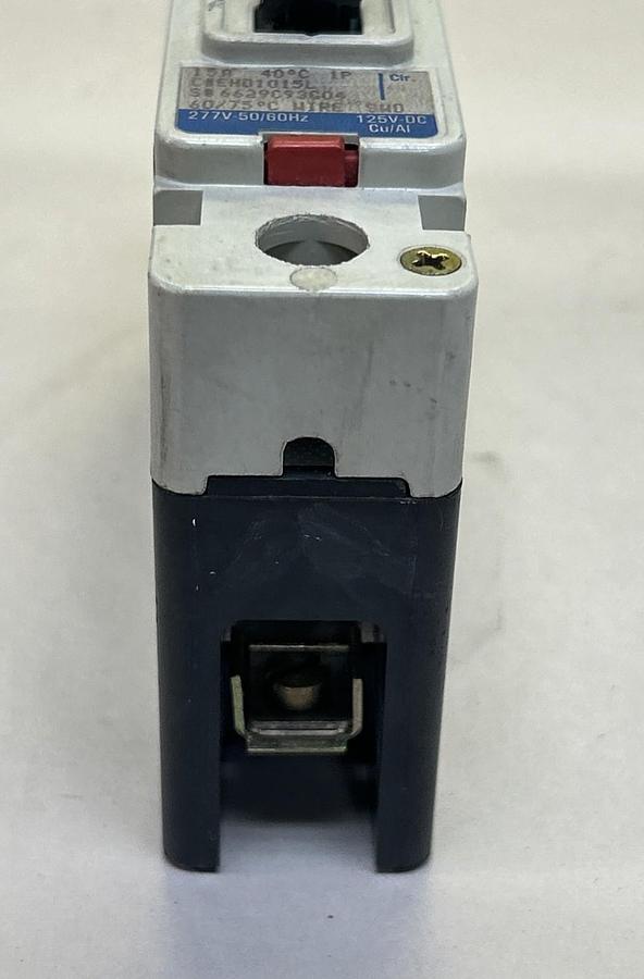 Used CUTLER-HAMMER,EHD1015L,CIRCUIT BREAKER 15A 277V 1P