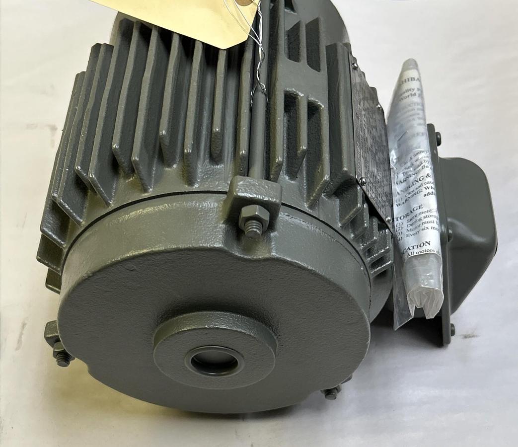 TOSHIBA,B1/24EMC2AOZ,INDUCTION MOTOR 1/2HP 1755RPM 230/460V 3PH 56C FRAME NOS