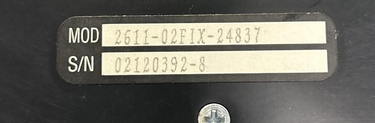 Used MOORE INDUSTRIES,2611-02FIX-24837,DC PROGRAMABLE DIGITAL PANEL METER