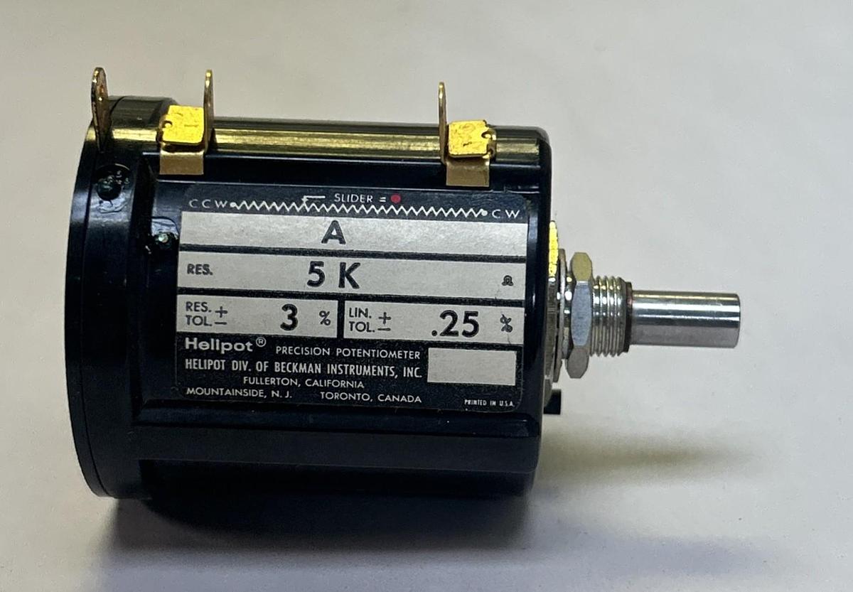 BECKHAM,A,PRECISION POTENTIOMETER 5K RES NOS