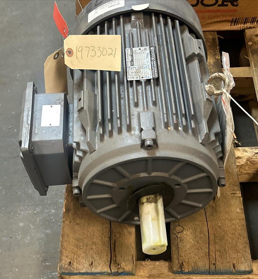 Used TECHTOP,GR3-CI-TF-215,ELECTRIC MOTOR 10HP 1750RPM 230/460V 215T FRAME