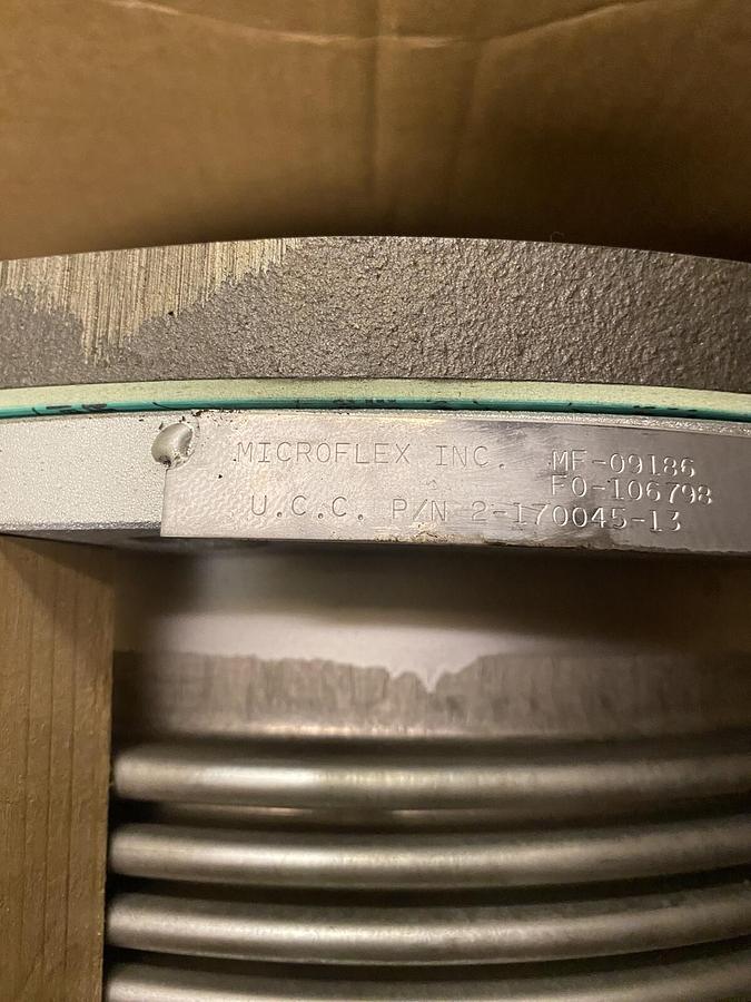 Used UCC UNITED CONVEYOR,1730-274,10" JOINT EXPANSION BELLOW 2-170045-12