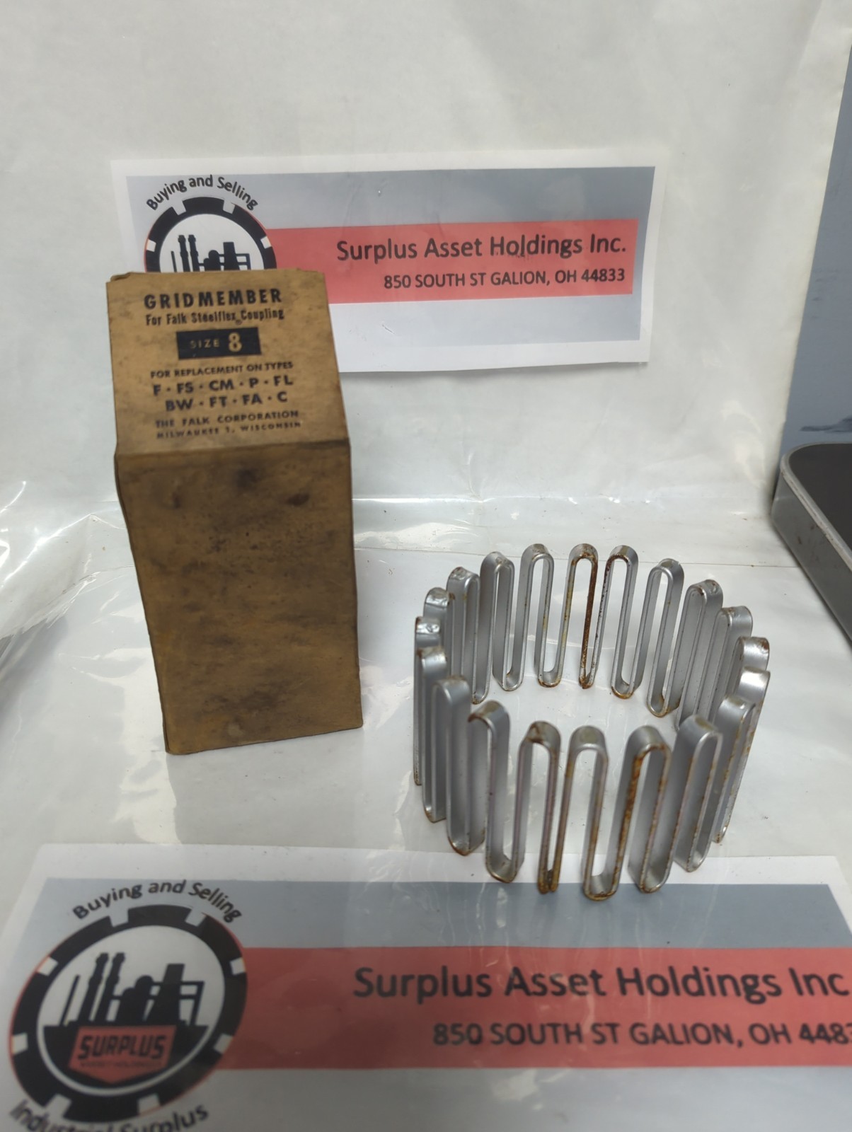 FALK,SIZE 8,GRIDMEMBER FOR FALK STEELFLEX COUPLING NOS