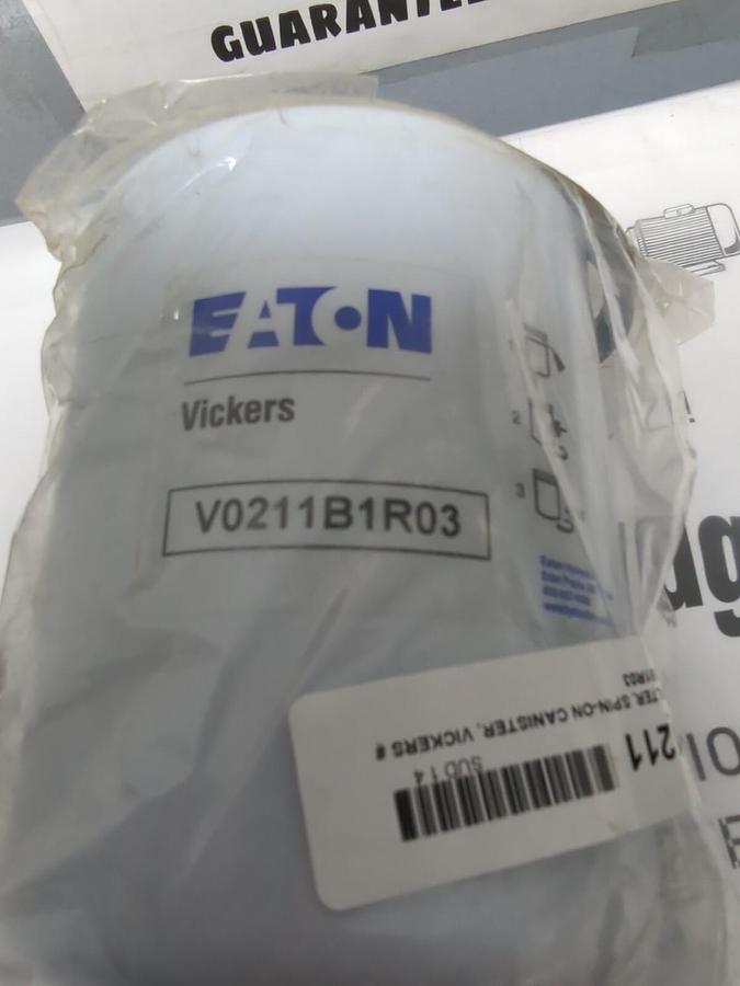 VICKERS,V0211B1R03,SPIN-ON CANISTER HYDRAULIC OIL FILTER NOS