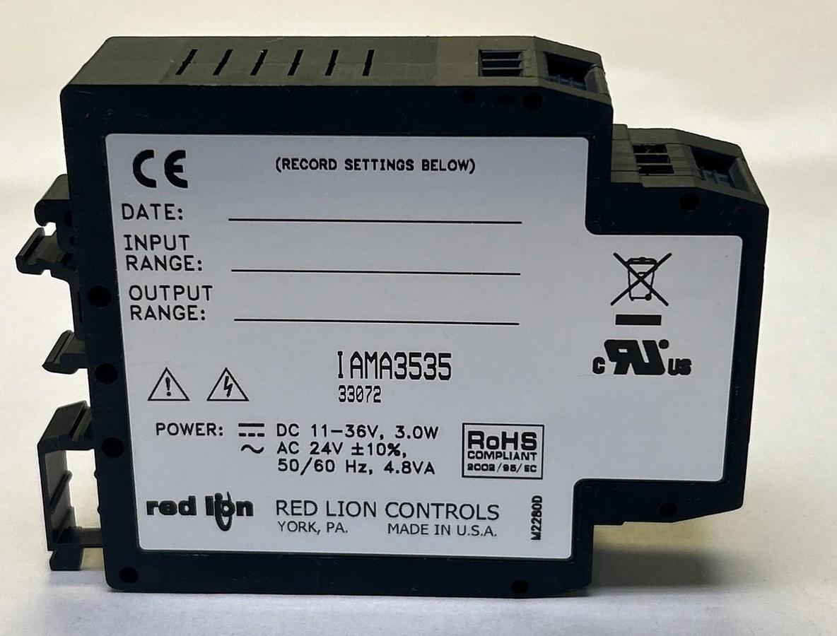 Used RED LION CONTROLS,IAMA3535,UNIVERSAL SIGNAL CONDITIONING MODULE