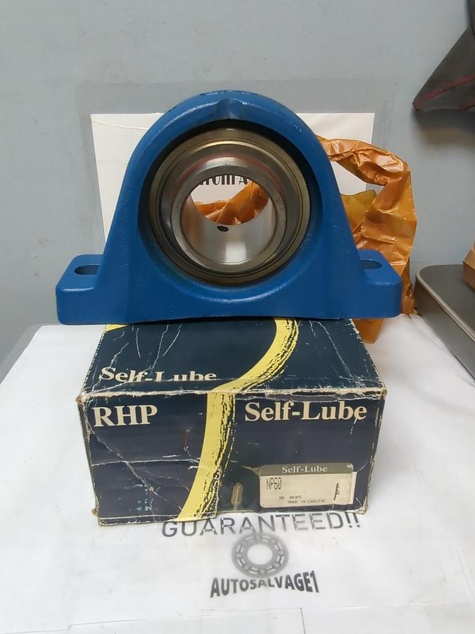 RHP,NP60,PILLOW BLOCK BEARING 60MM BORE NOS