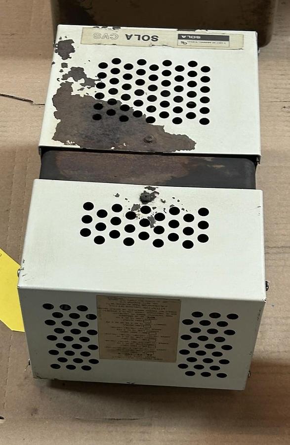 Used SOLA,23-23-150-8,CONSTANT VOLTAGE TRANSFORMER 500VA 120/208/240/480V