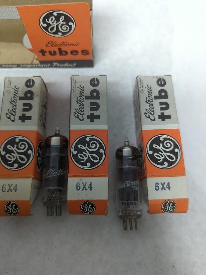 GENERAL ELECTRIC,6X4,ELECTRONIC TUBE LOT OF 4 NOS