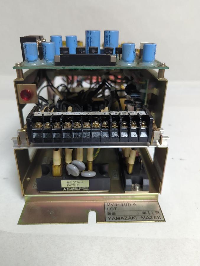 Used YAMAZAKI MAZAK,MV4-400 W,SERVO DRIVE AMPLIFIER PRE-OWNED