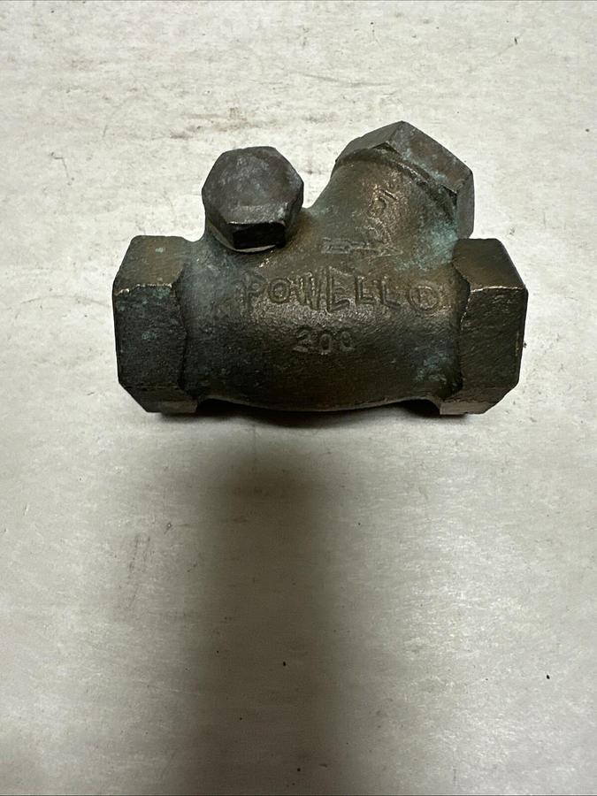 Powell,200,3/8" Threaded Check Valve