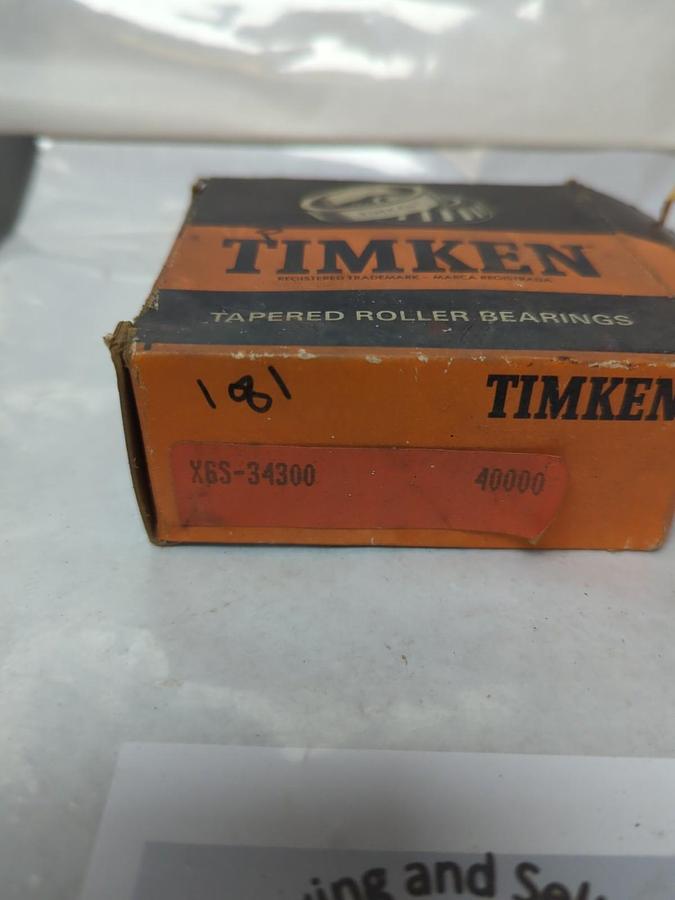 TIMKEN,X6S-34300-4000,ROLLER BEARING INNER RING NOS