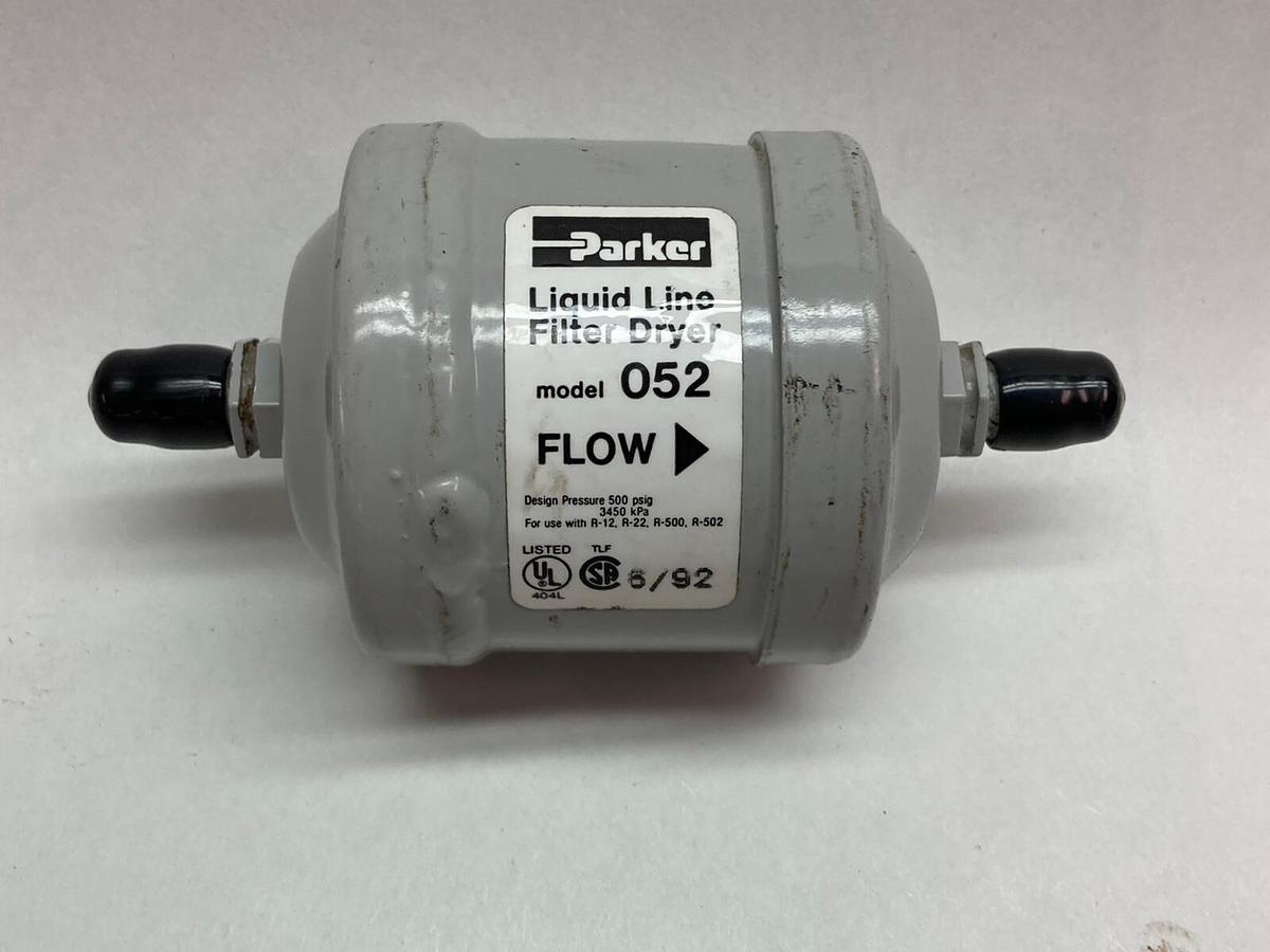 Used Parker,Model 052,Liquid Line Filter Dryer