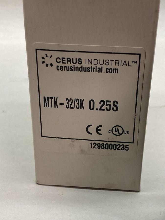 Cerus Industrial,MTK-32/3K 0.25S,Thermal Overload Relay 50/60Hz