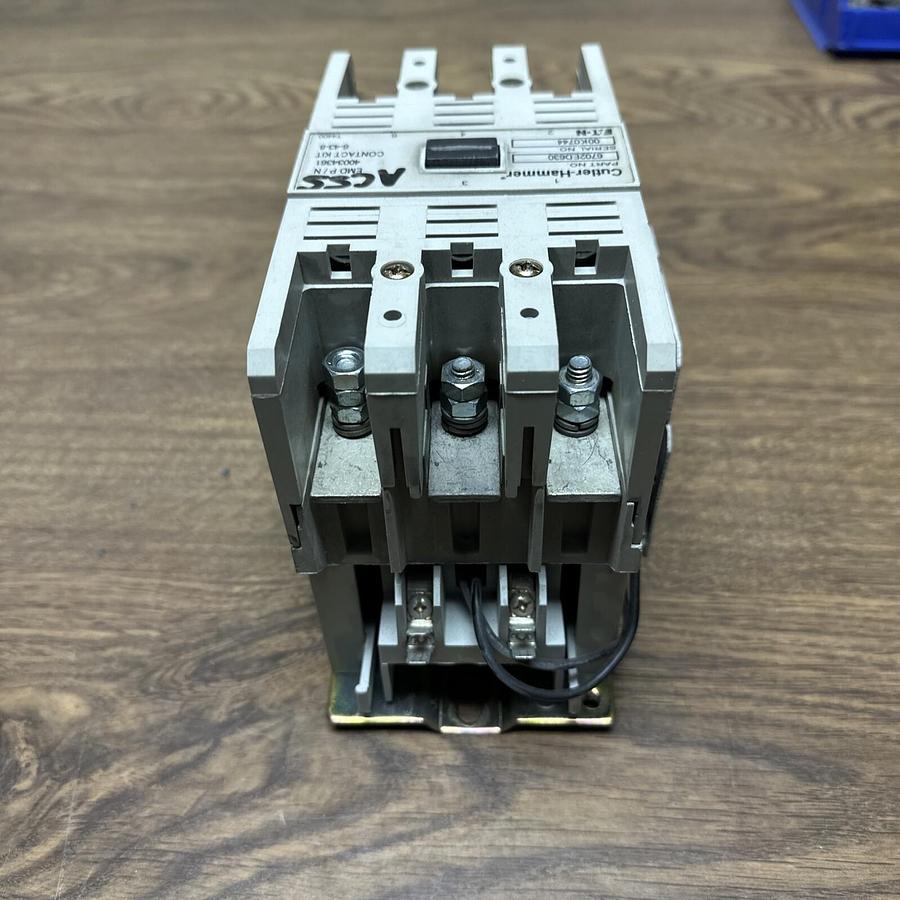 Used Cutler Hammer,6702ED630,3 Pole Special Purpose Contactor