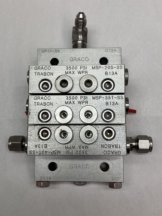 Graco,NPTF-SS,C13A Divider Valve Block