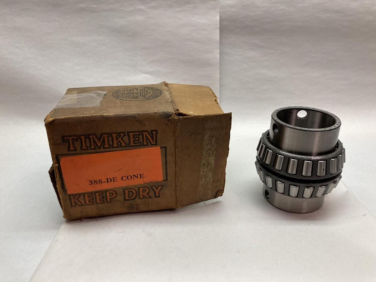 Timken,388-DE,Double Row Tapered Roller Bearing Cone 2-3/16" Bore