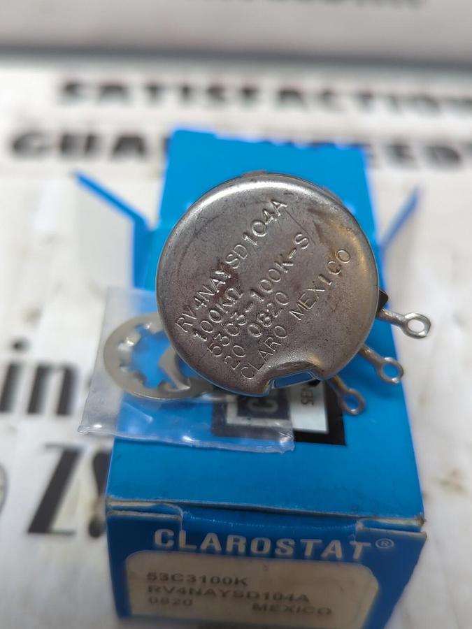 CLAROSTAT,53C3100K RV4NAYSD104A, POTENTIOMETER NEW