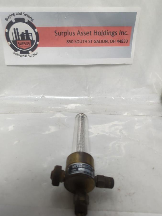 Used VICTOR,V-0145,VICTROMETER FLOW METER PRE-OWNED