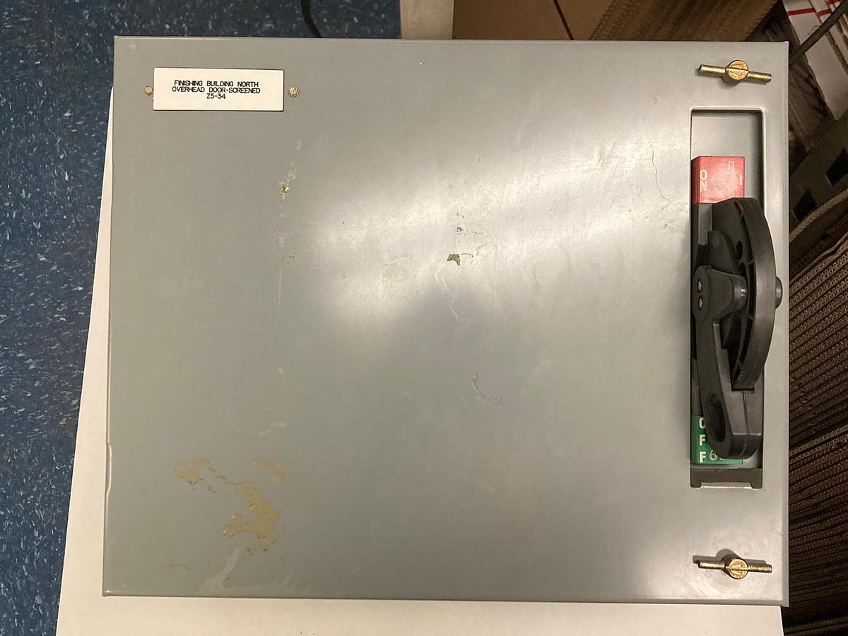 Used Allen-Bradley,2100 2192F,30 Amp 12 INCH Fused MCC Disconnect Feeder Bucket