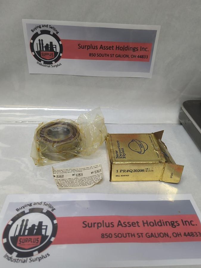 NDH,Q20208,PRECISION ANGULAR CONTACT BEARING SET NOS