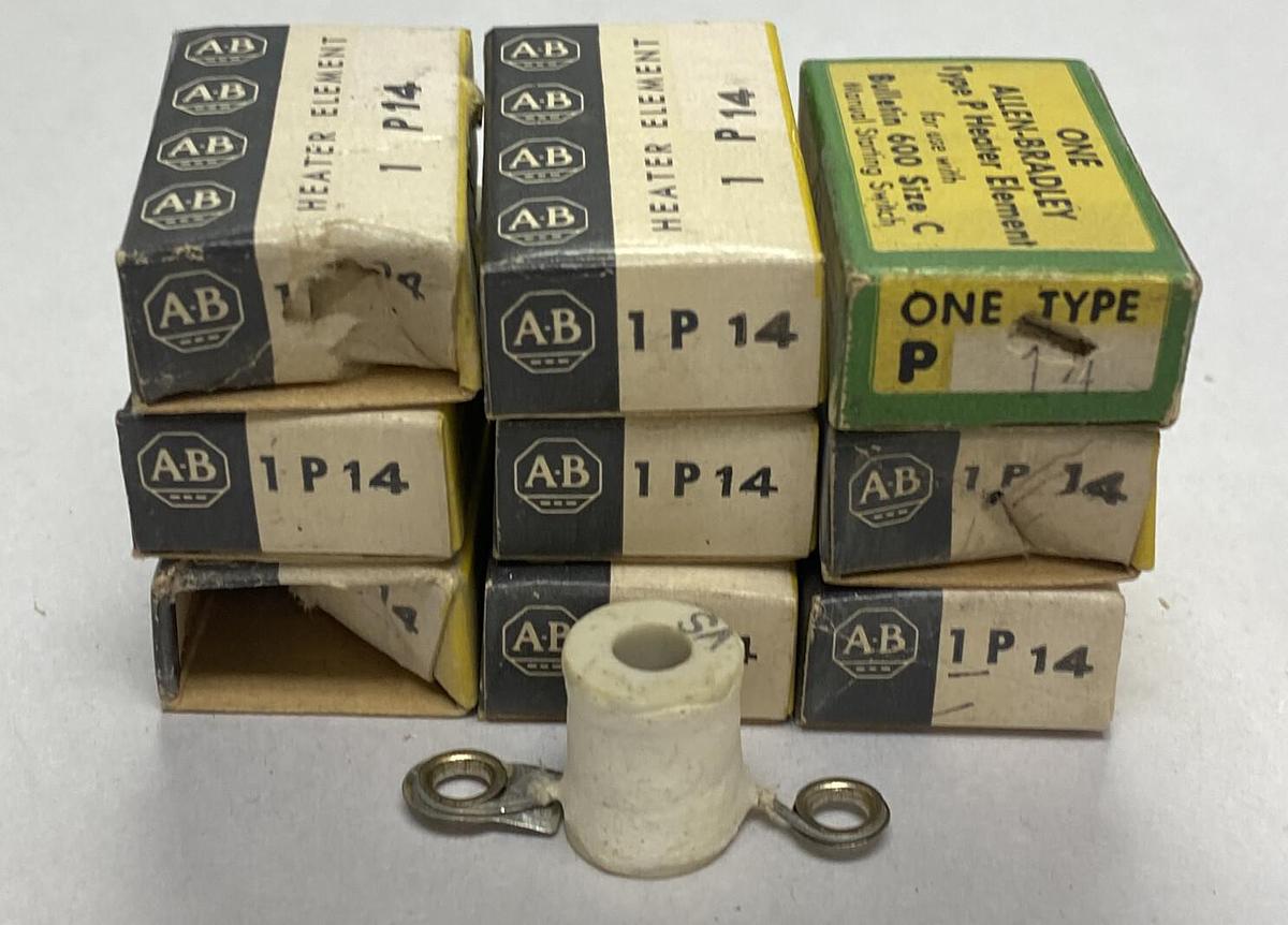 ALLEN BRADLEY,P14,HEATER ELEMENT LOT OF 9 NEW