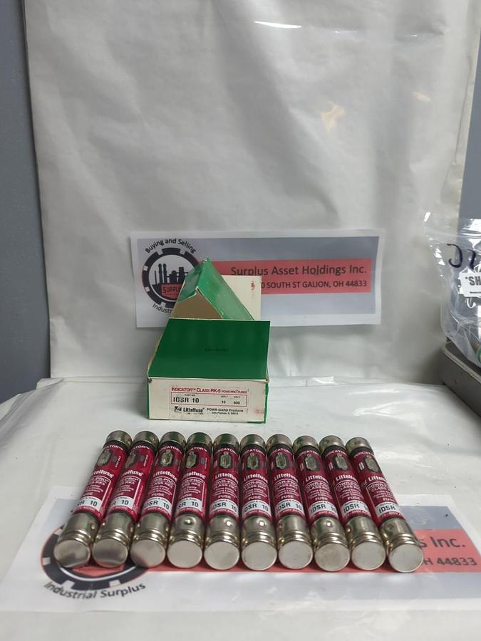 LITTELFUSE,IDSR10,INDICATOR 10 AMP FUSES BOX OF 10 NOS